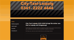 Desktop Screenshot of city-taxi-leipzig22224444.de