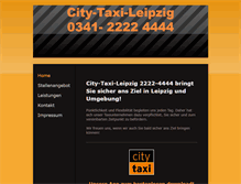 Tablet Screenshot of city-taxi-leipzig22224444.de